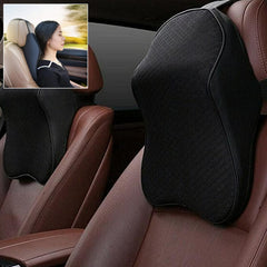 Ergonomic car seat neck support cushion for driving comfort