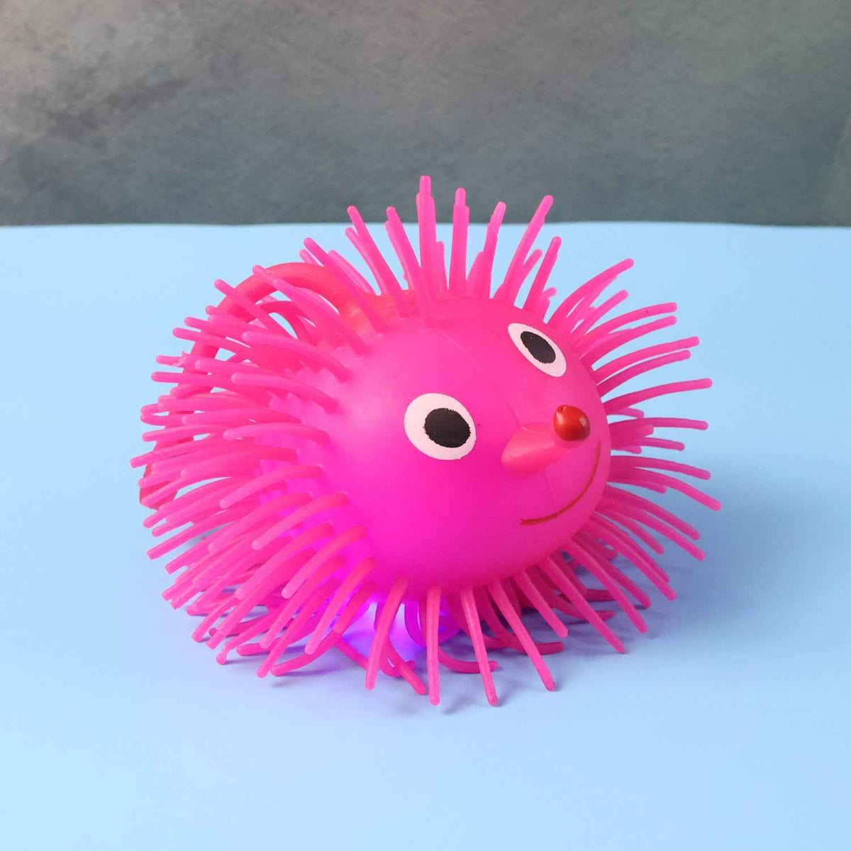 LED Spiky Puffer Ball – Soft Light-Up Stress Relief Toy