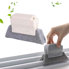 Window Groove Cleaning Brush – Slim Crevice Cleaner | Velvet Wipe