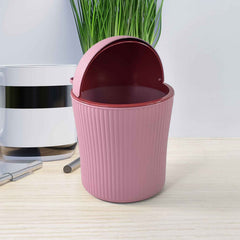 Mini Tabletop Dustbin – Compact 1200 ML Swing Lid Bin