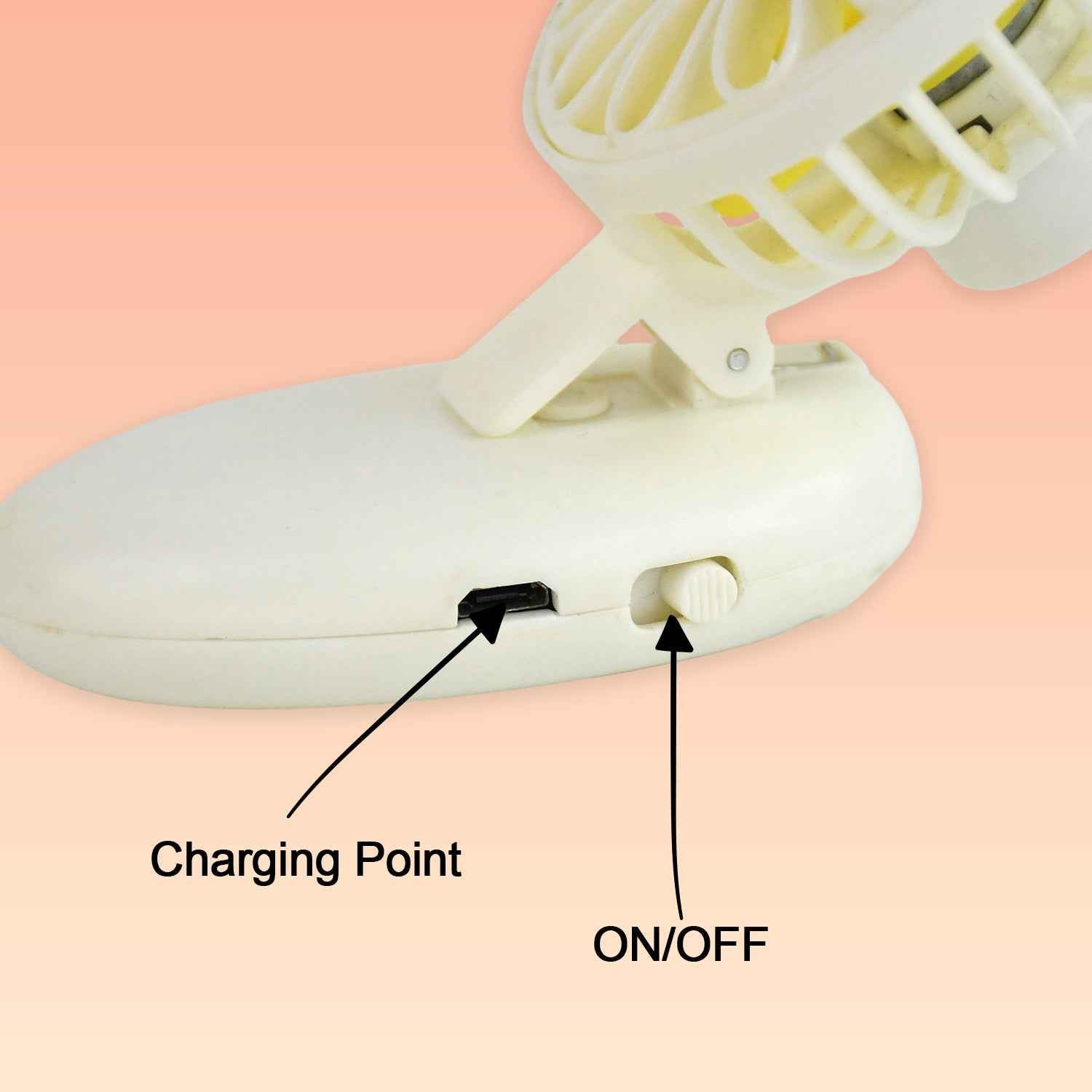 Mini USB Handheld Fan – Portable & Rechargeable Cooling | VoltDesk