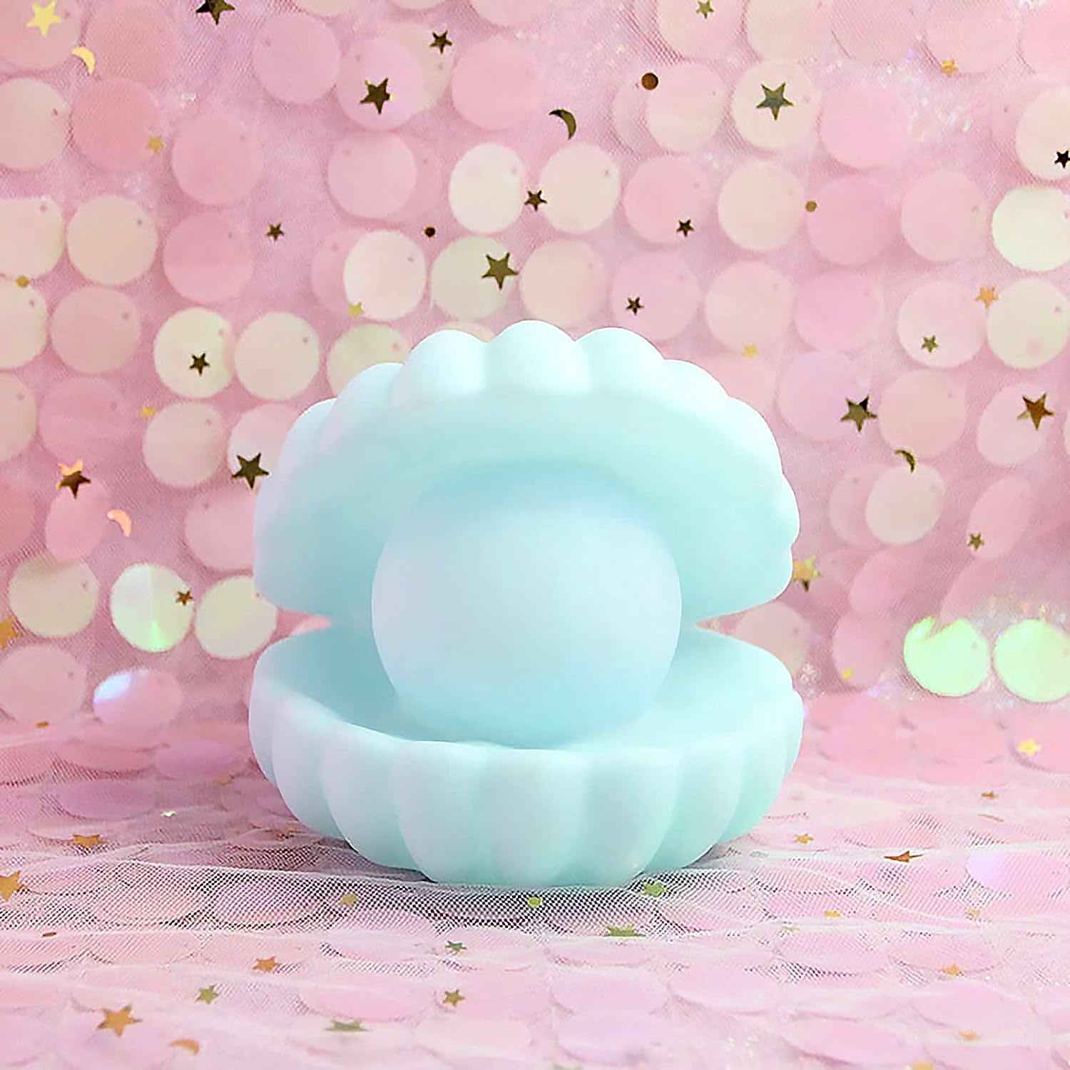 Pearl Shell Night Lamp – Aesthetic Desk Decor & Nursery Light | Deskrova