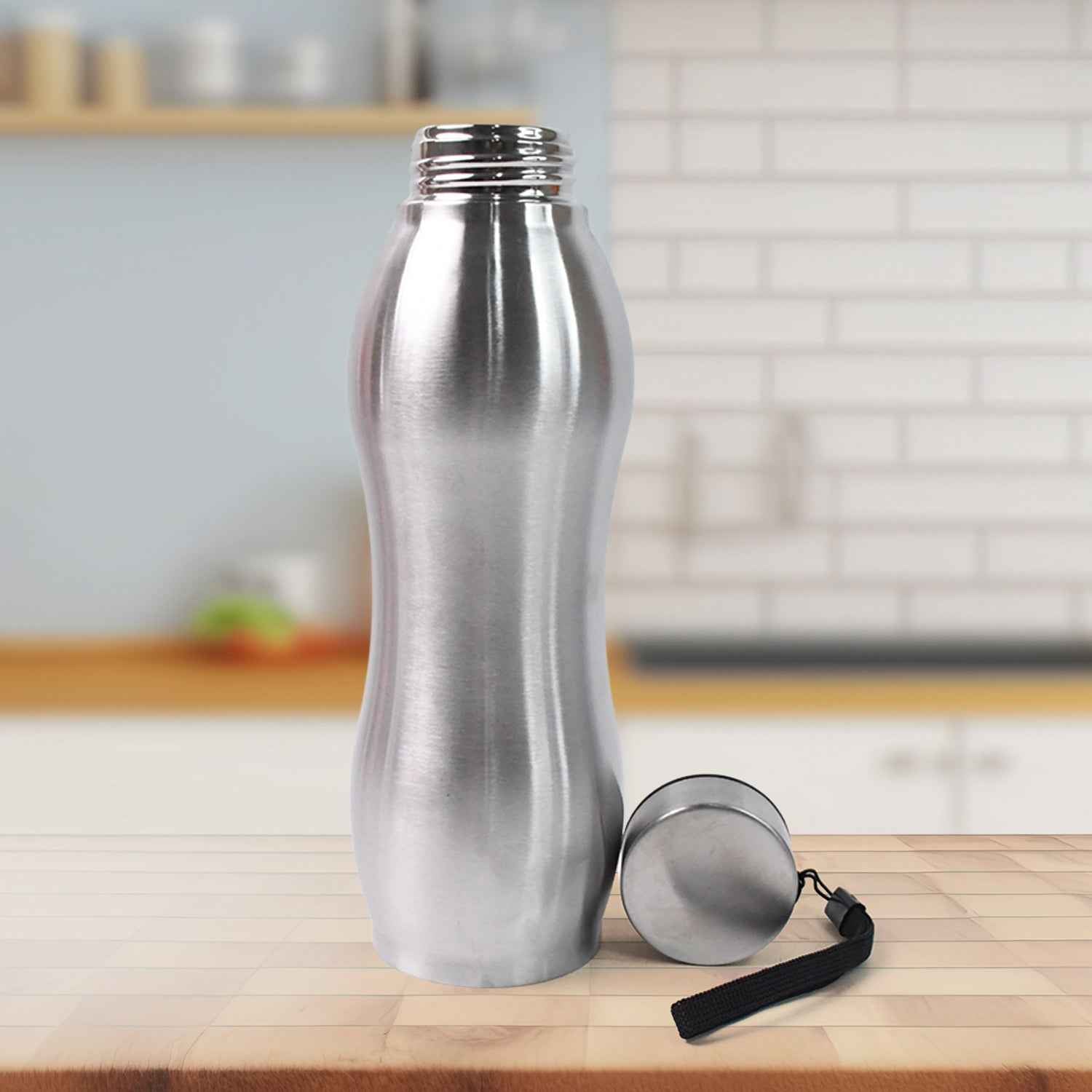 Stainless Steel Single Wall Water Bottle – Durable & Leak-Proof 1000ml