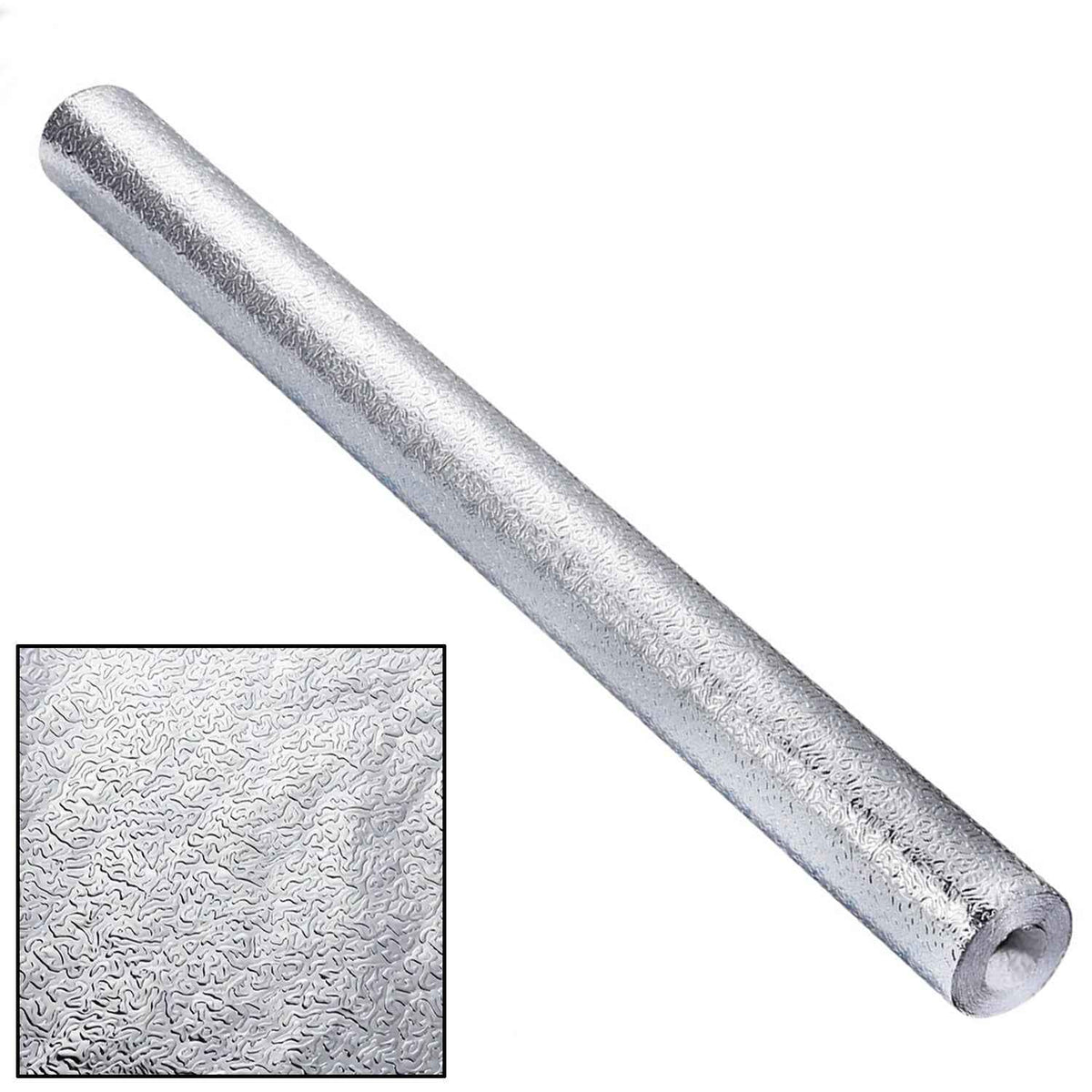 Self-Adhesive Aluminum Foil Wallpaper – Heat-Resistant |