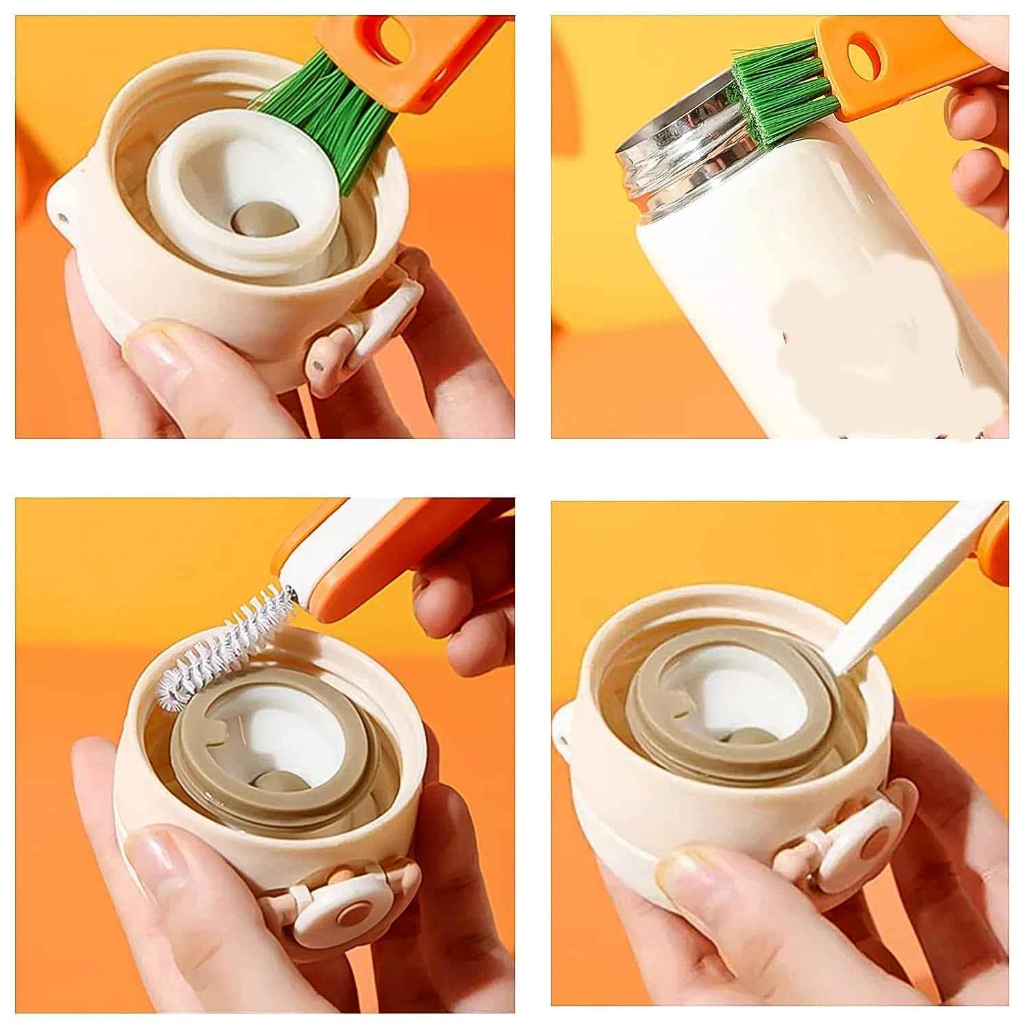Bottle Cleaning Brush – 3-in-1 Multifunctional | SparkleTidy