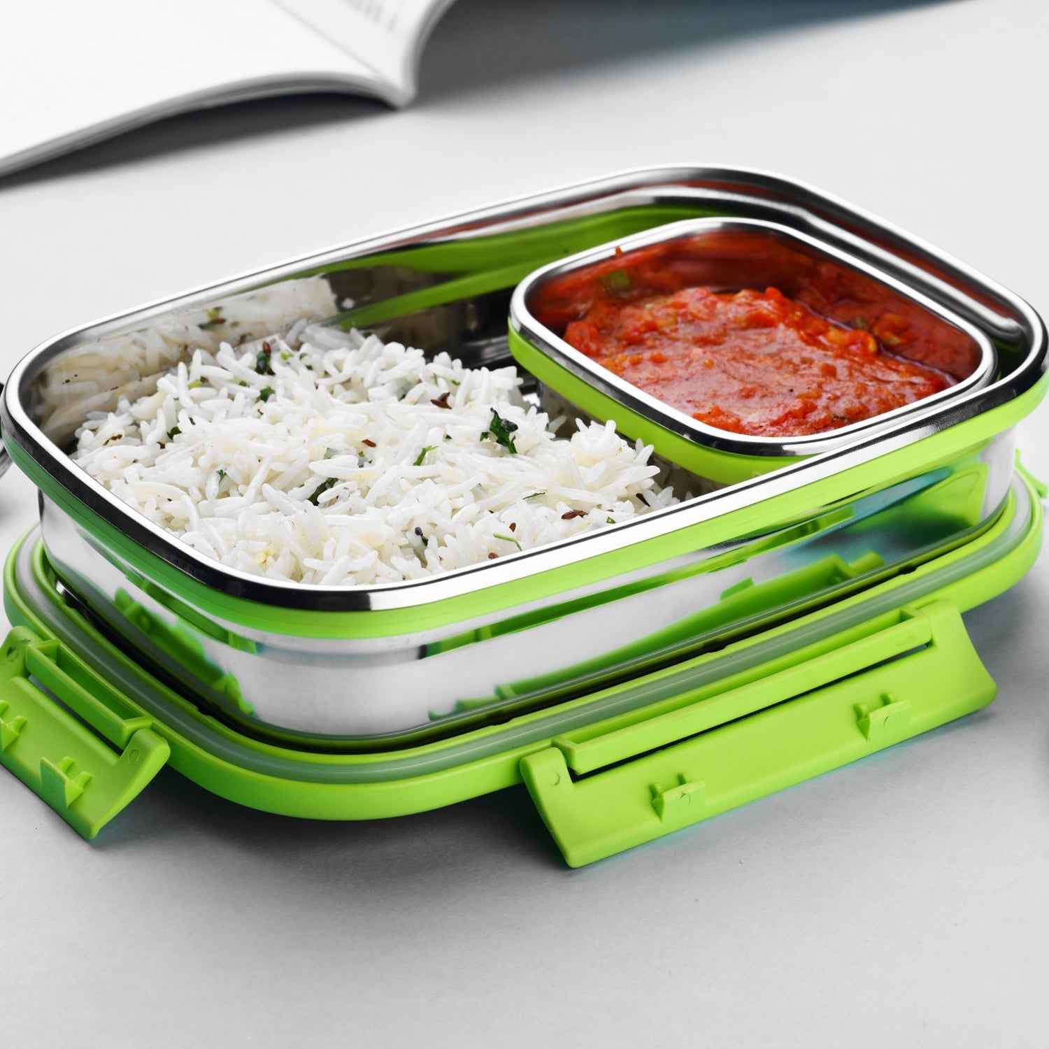 Stainless Steel Lunch Pack – Leakproof & Compact | Ganesh
