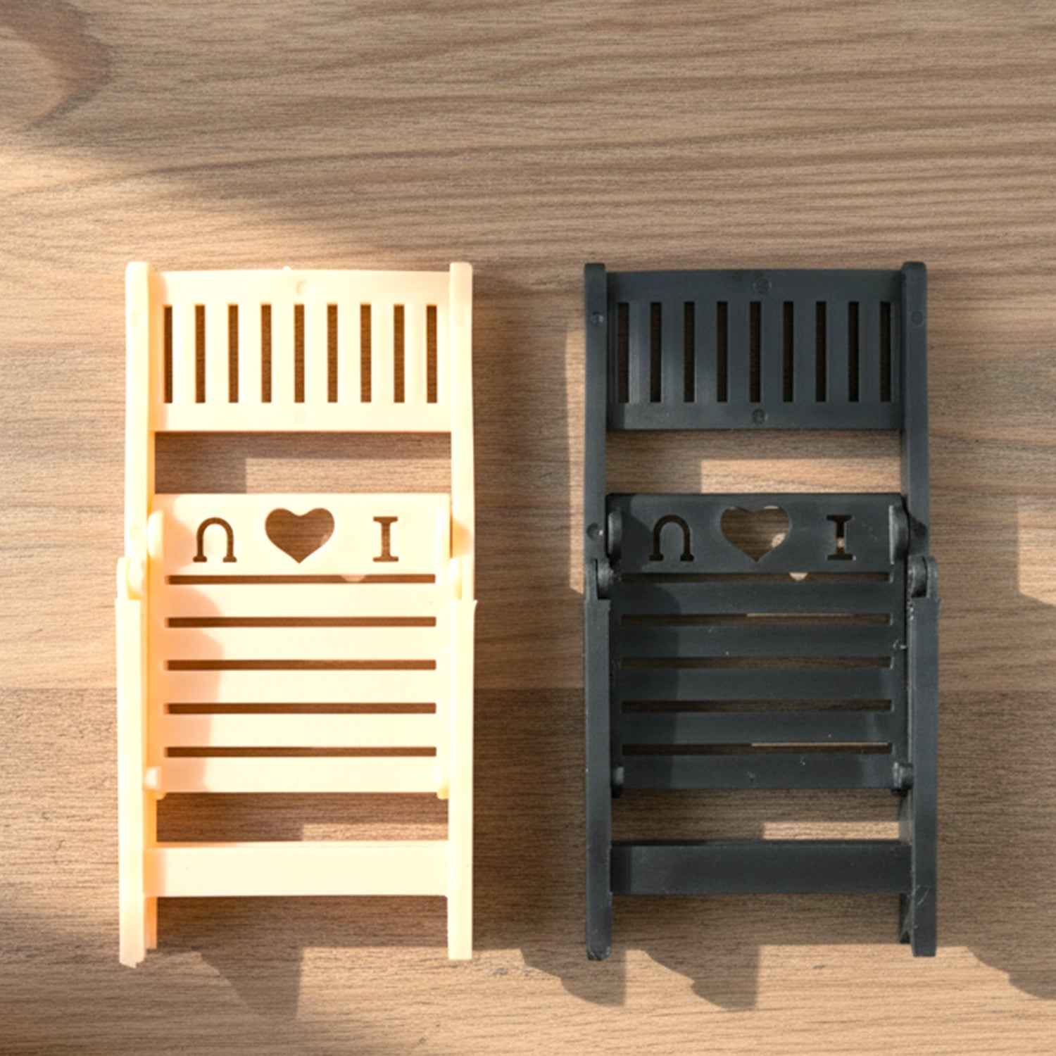 Mini Chair Mobile Phone Stand – Foldable & Portable Holder