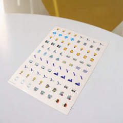 Smart Switch Icon Sticker Sheet sample applied on home switchboard
