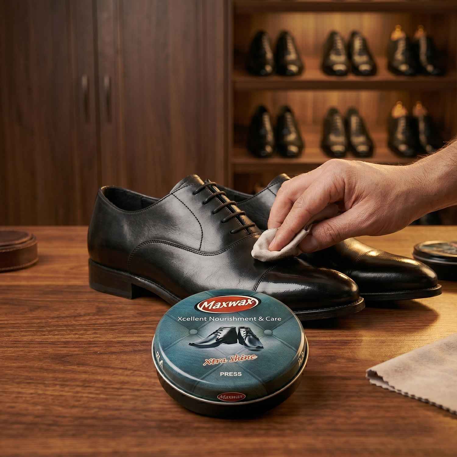 Black Shoe Polish Cream Ð Long-lasting Shine & Easy Application