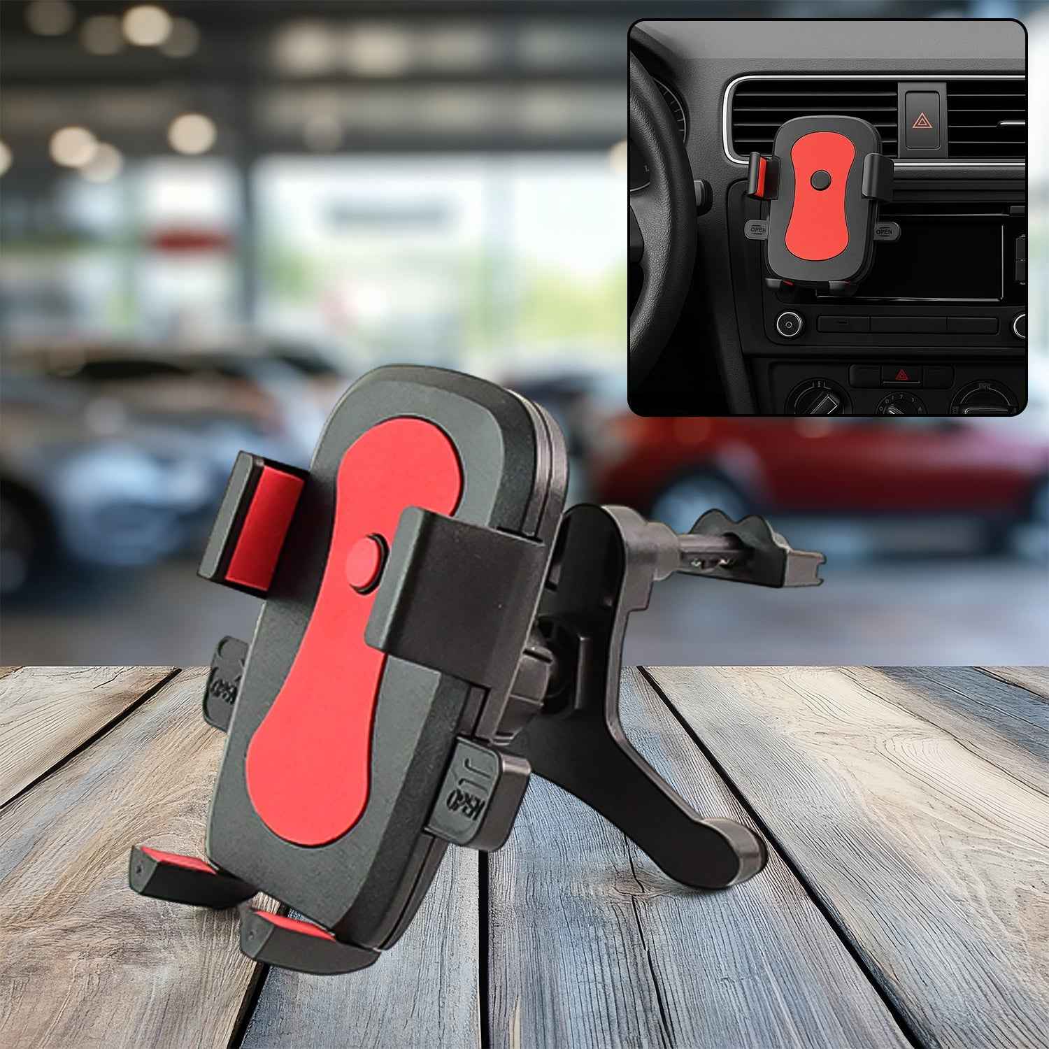 Car Mobile Holder – One Touch Air Vent Mount for Smartphones