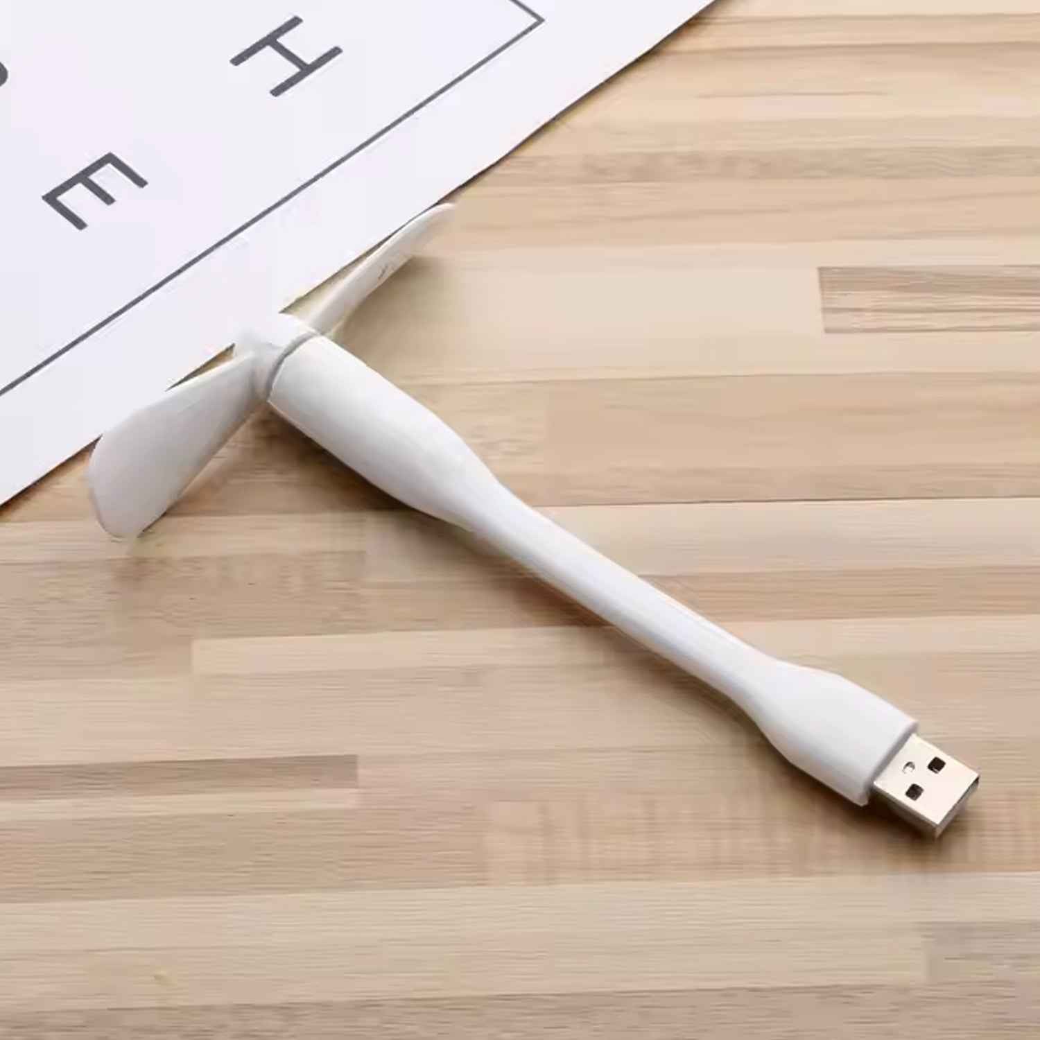 Portable USB Fan Set – Mini Fan, LED Light & Cable | Indo Glow