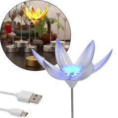 Lotus Flower Lamp – Musical, Touch Control & USB Rechargeable | Indo Glow