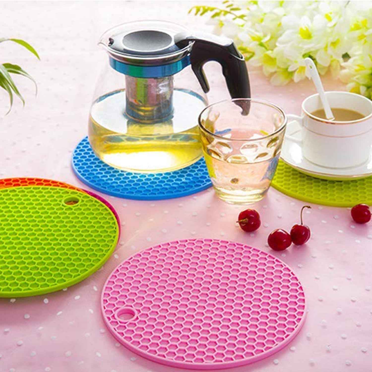 Silicone Trivet – Heat-Resistant Hot Pad (13 cm) | Indo Glow
