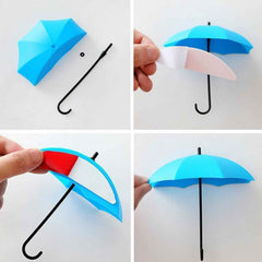 Umbrella Key Holder – Colourful Wall Mounted Hooks | Indo Glow