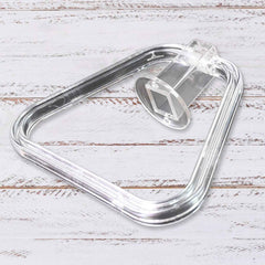 ABS Towel Ring Holder – Unbreakable Square Wall Mount | BathNova