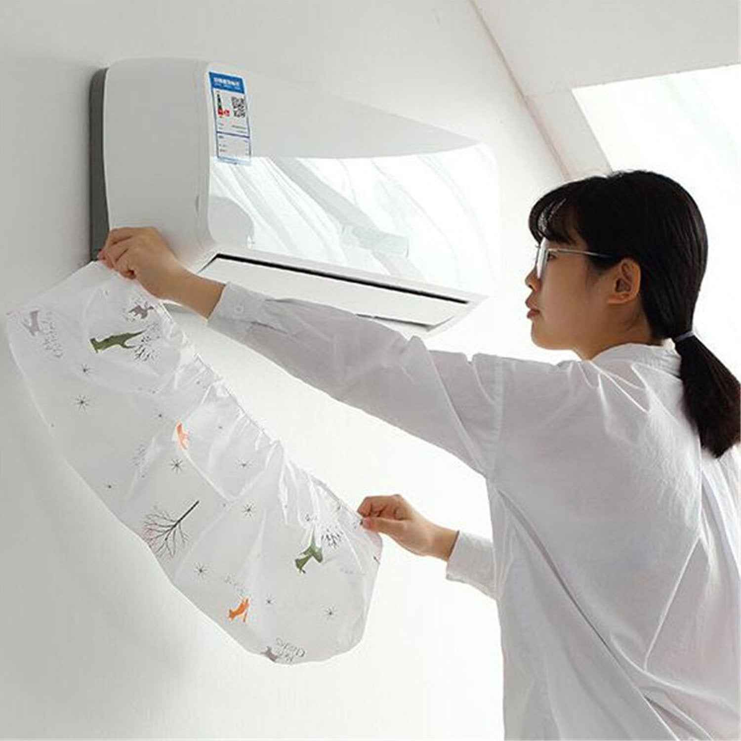 AC Dust Cover – Waterproof Folding Split AC Protector | Velvet Wheels