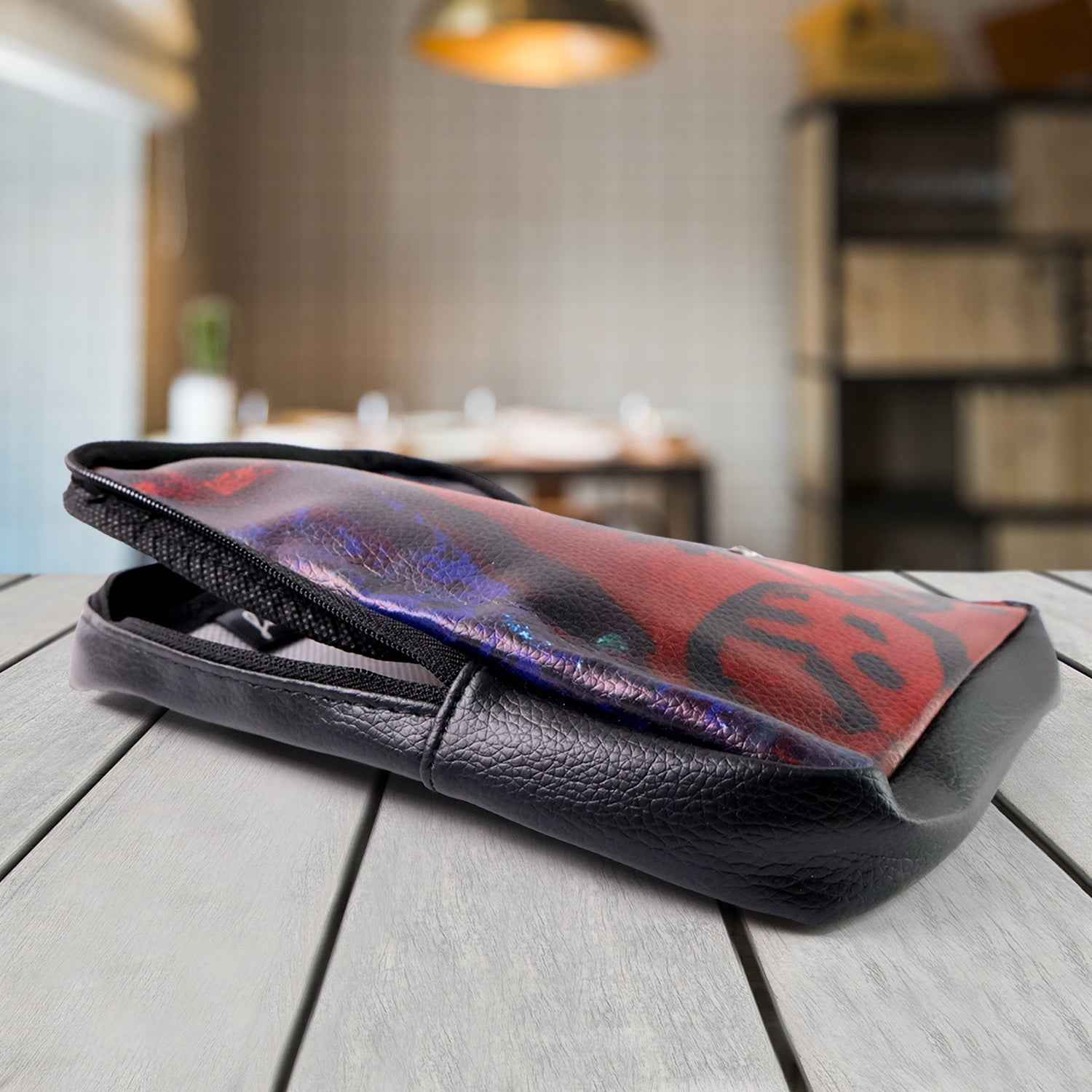 Multipurpose Zipper Pouch – Handcrafted Traditional Art Print