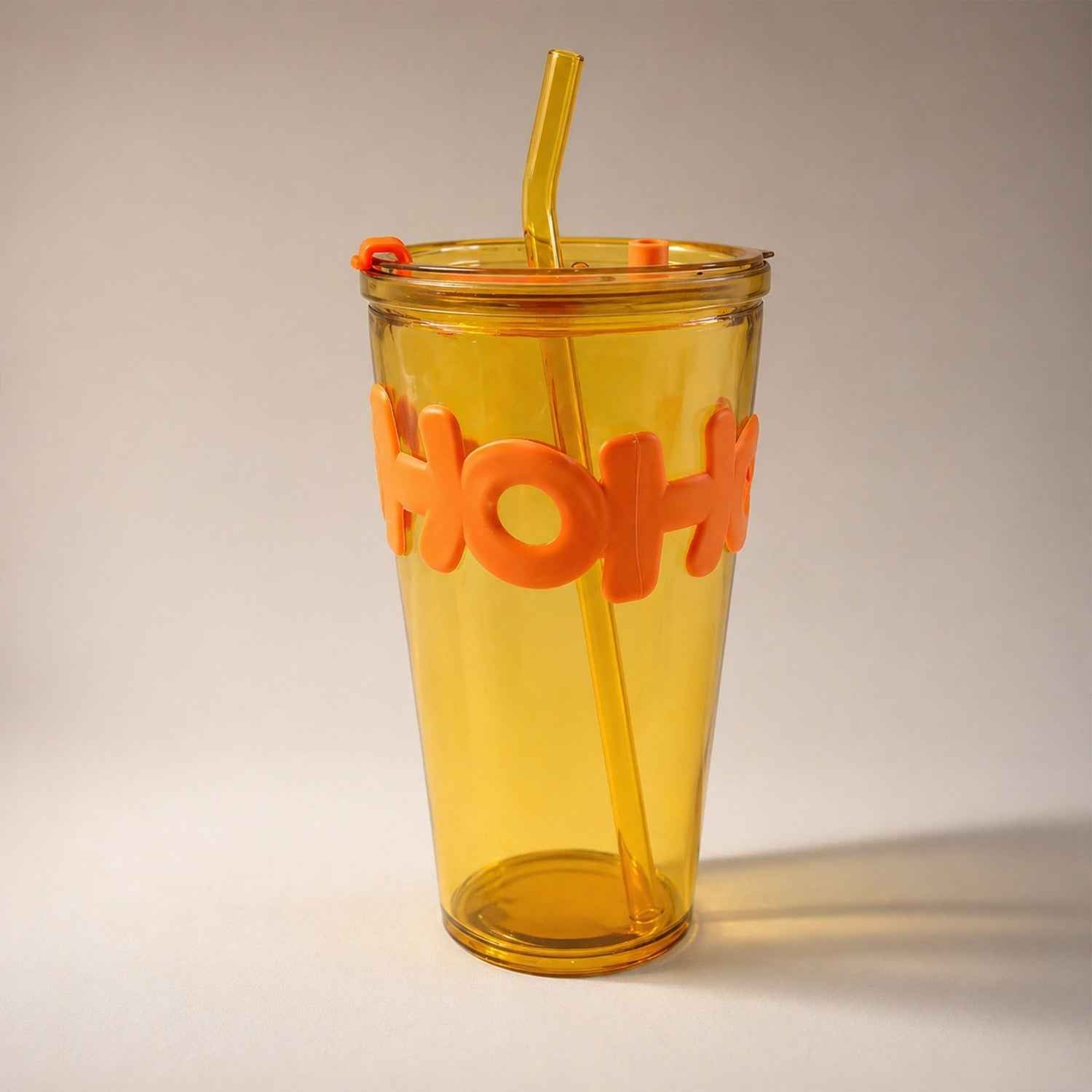 Glass Tumbler with Lid and Straw Ð Leak-Resistant & Stylish