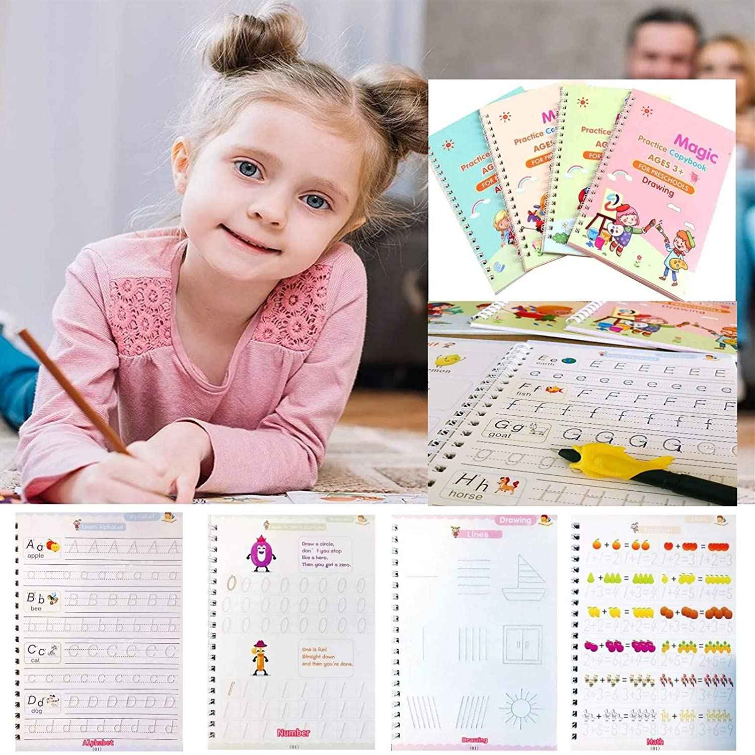Magic Copybook for Kids – Reusable Handwriting Practice | Papezo