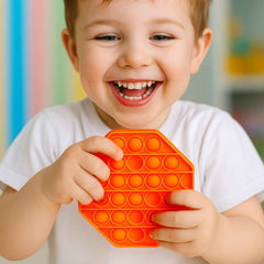 Hexagon Silicone Pop It Fidget Toy Ð Stress Relief & Focus