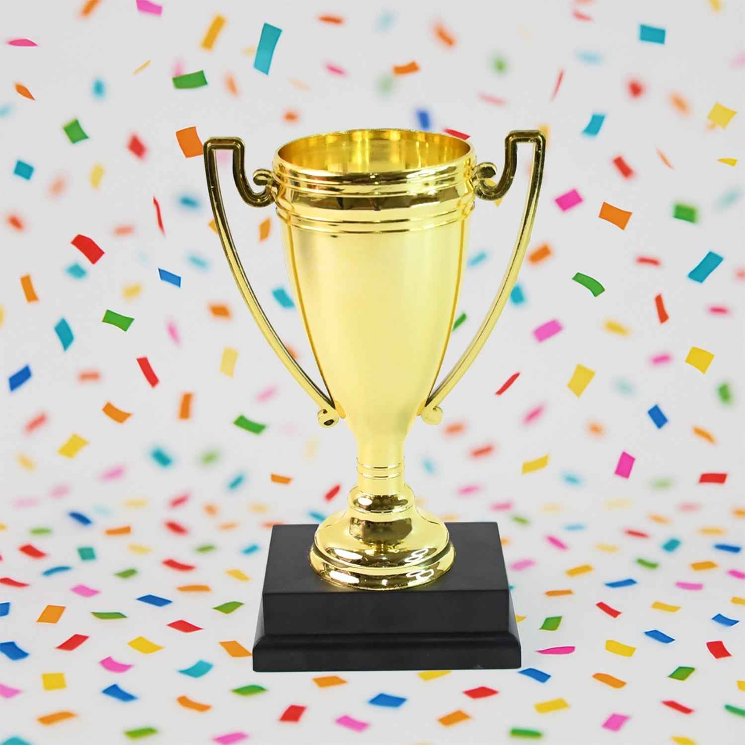Golden Birthday Trophy – Premium Plastic Award with Base