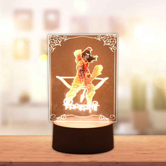 Lord Shree Ram 3D LED Night Lamp with Soft White Light