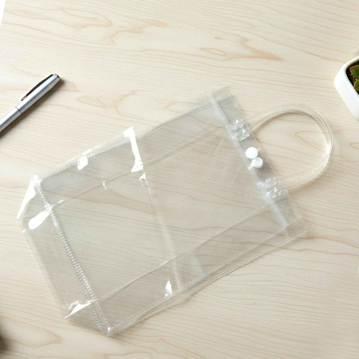 Transparent PVC Carry Bag – Lightweight & Durable Organizer