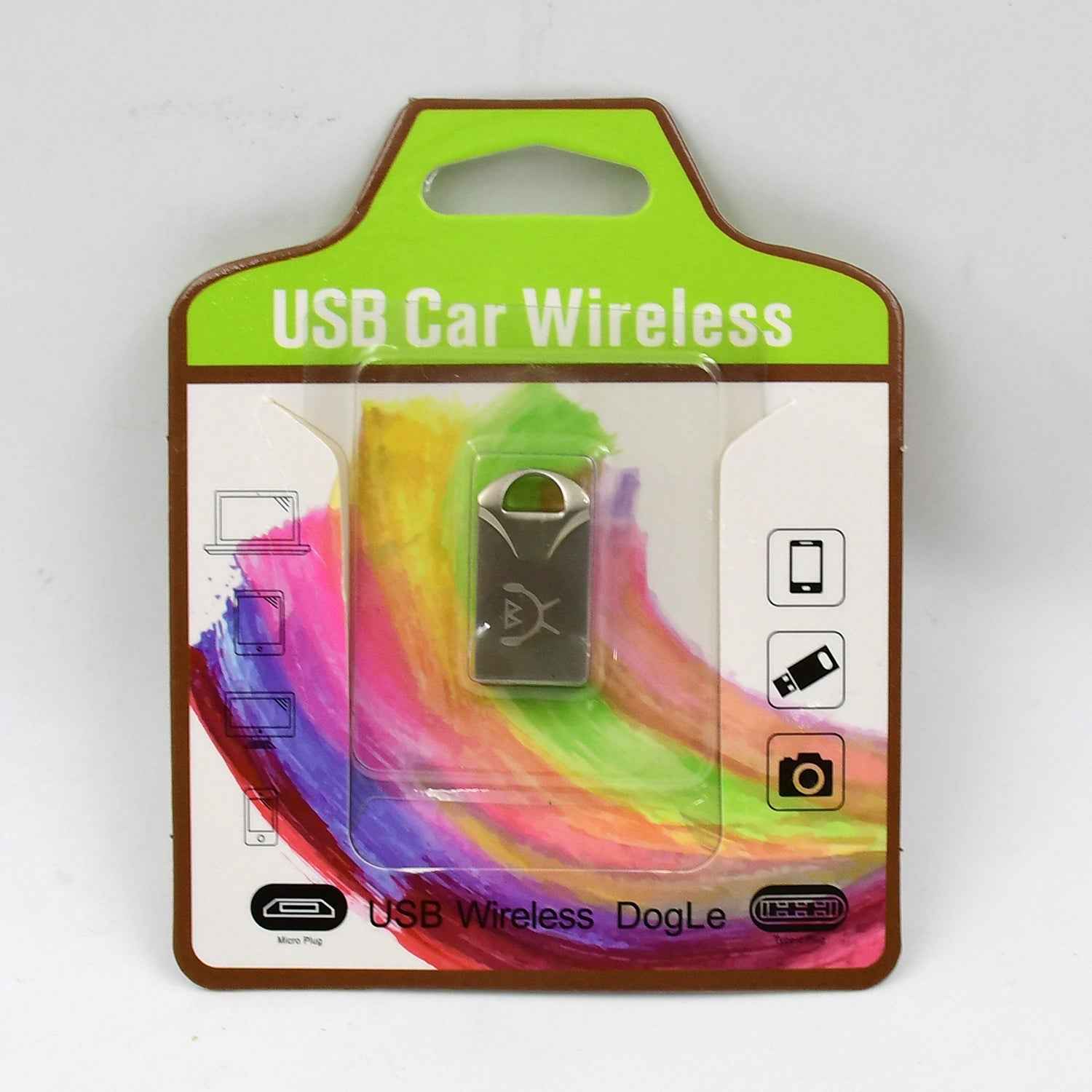 USB Car Bluetooth Adapter displaying its small size, ideal for discreet integration.