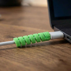 Spiral Cable Protector – Extends Charging Cable Lifespan Naturally
