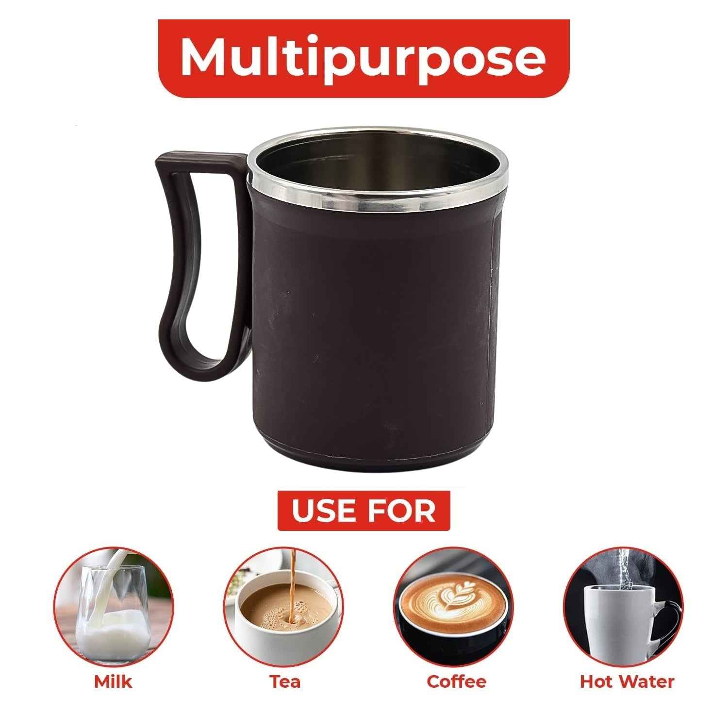 Stainless Steel Coffee Mug – Insulated, 200ml | Mug Wala