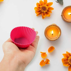 Silicone Cupcake Moulds – Flexible, Non-Stick Set of 10