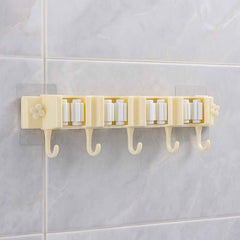 Broom & Mop Holder – Self-Adhesive Wall-Mount Organizer