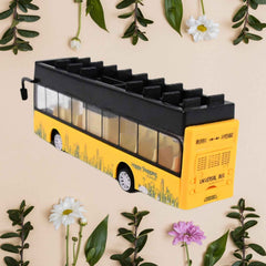 London Double Decker Bus Toy – Die-Cast Alloy with Pull-Back Action