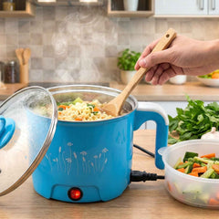 Electric Multifunction Cooking Pot – Compact & Portable Cooker