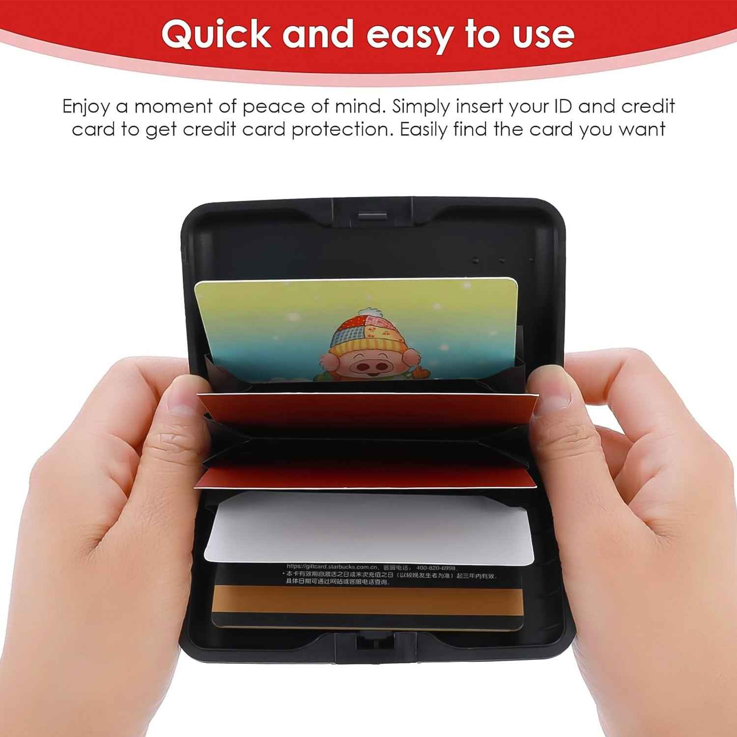 Waterproof Card Holder – Secure Plastic Case for IDs & Credit Cards | JourneyMate