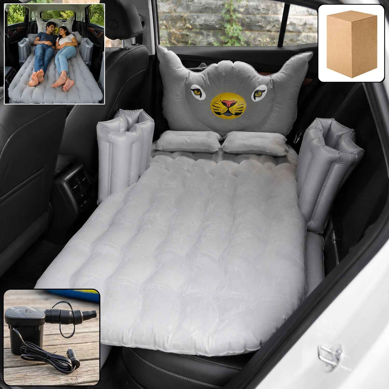 Car Air Mattress Bed Set Ð Portable, Quick-Inflate Travel Bed