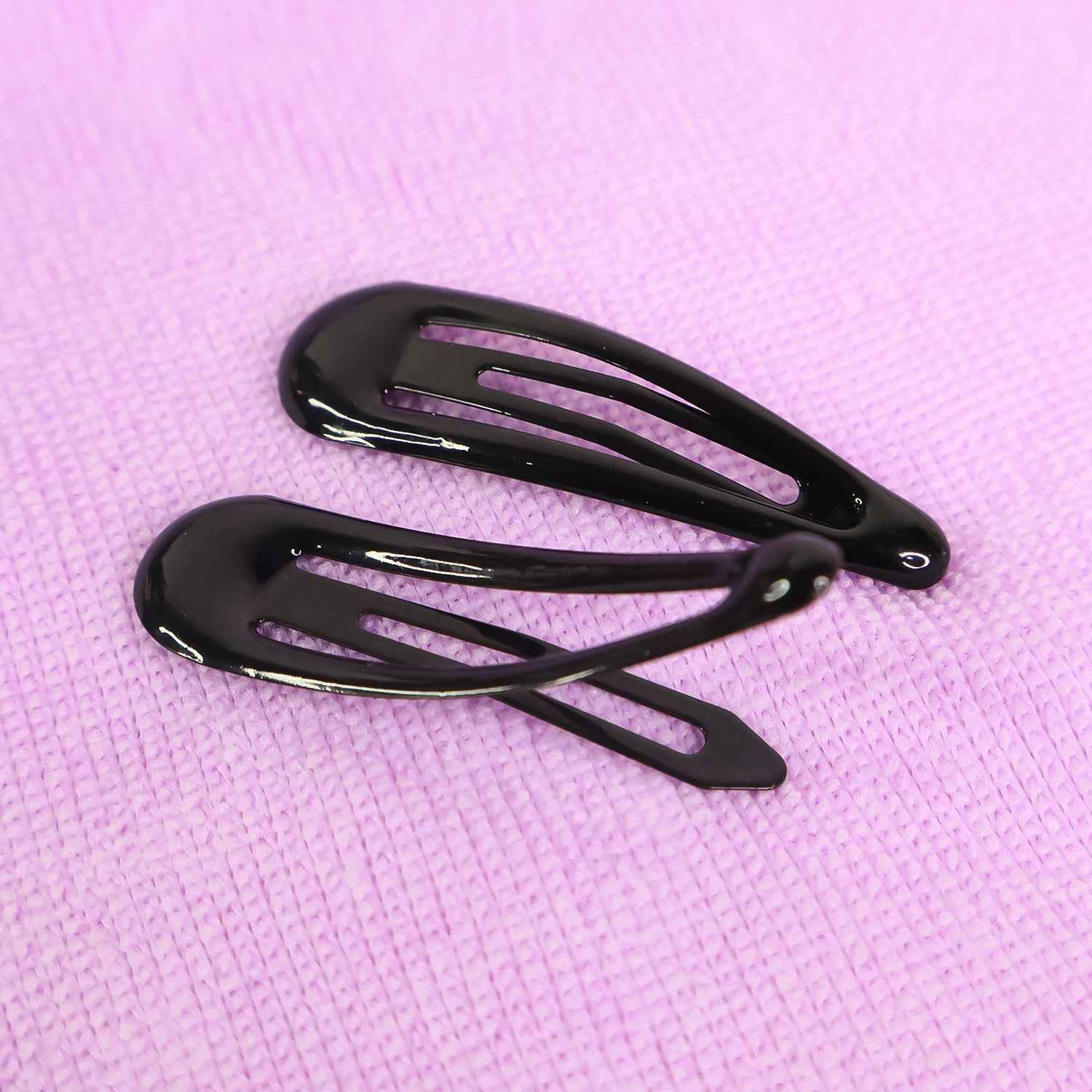 Metal Hair Clips Set – Durable Matte Finish with Assorted Colors