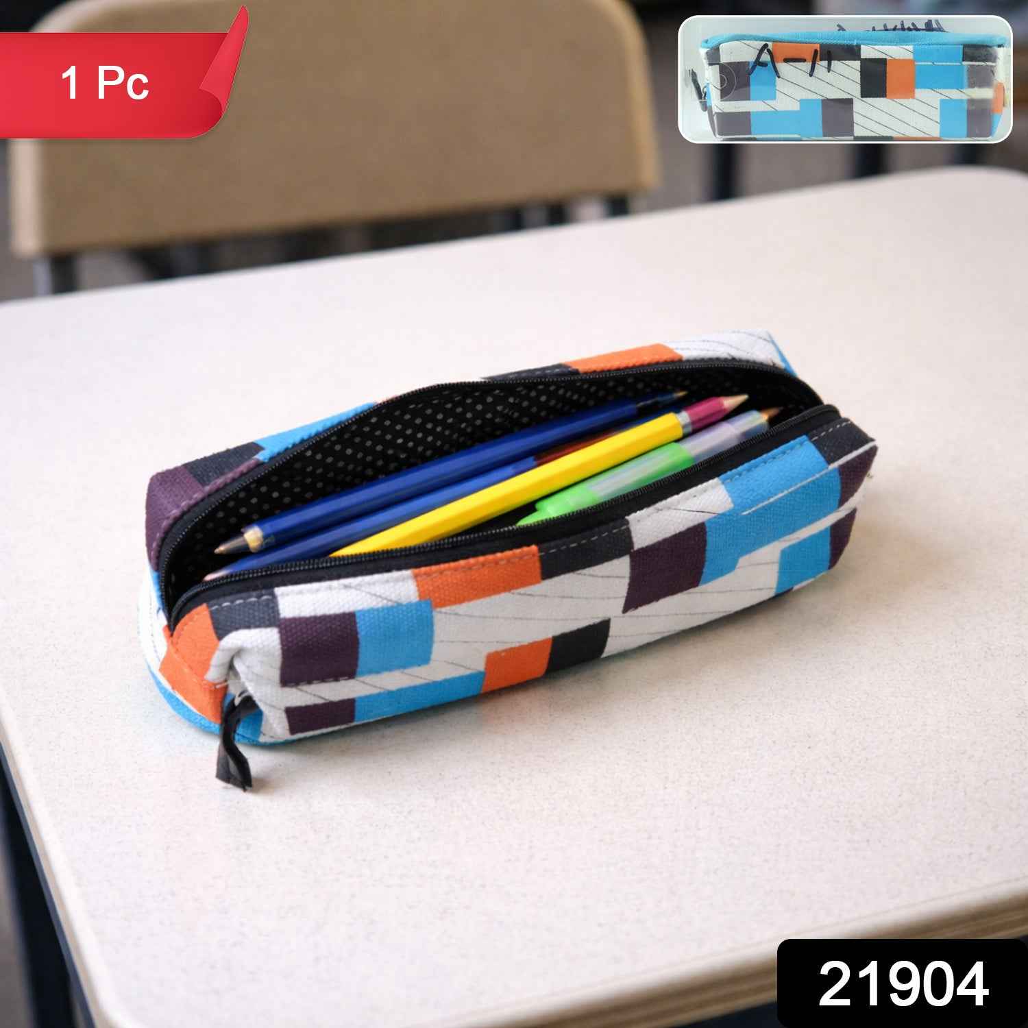 Zipper Pencil Pouch – Durable & Stylish Stationery Organizer