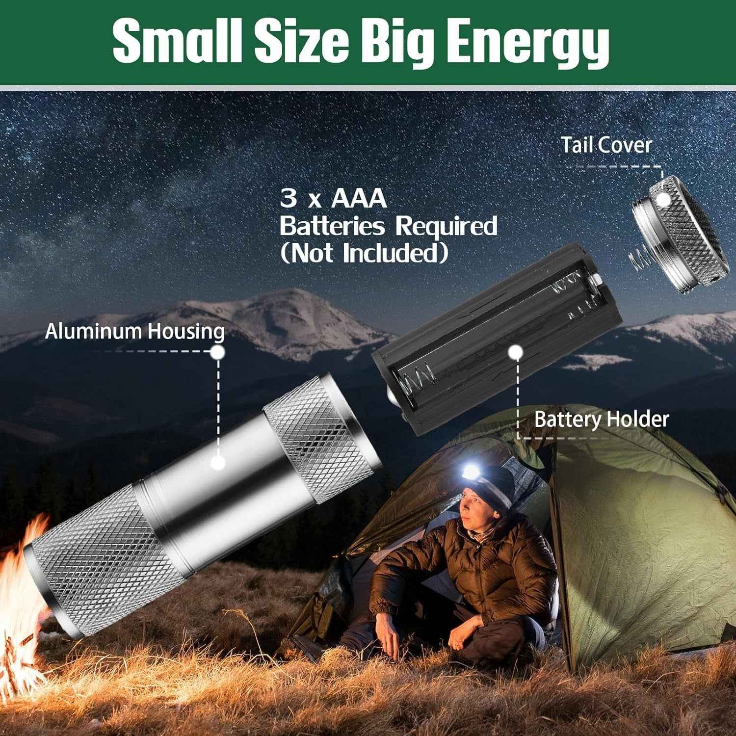 Pocket Torch – 9 LED Mini Flashlight for Emergency & Camping | Poravar
