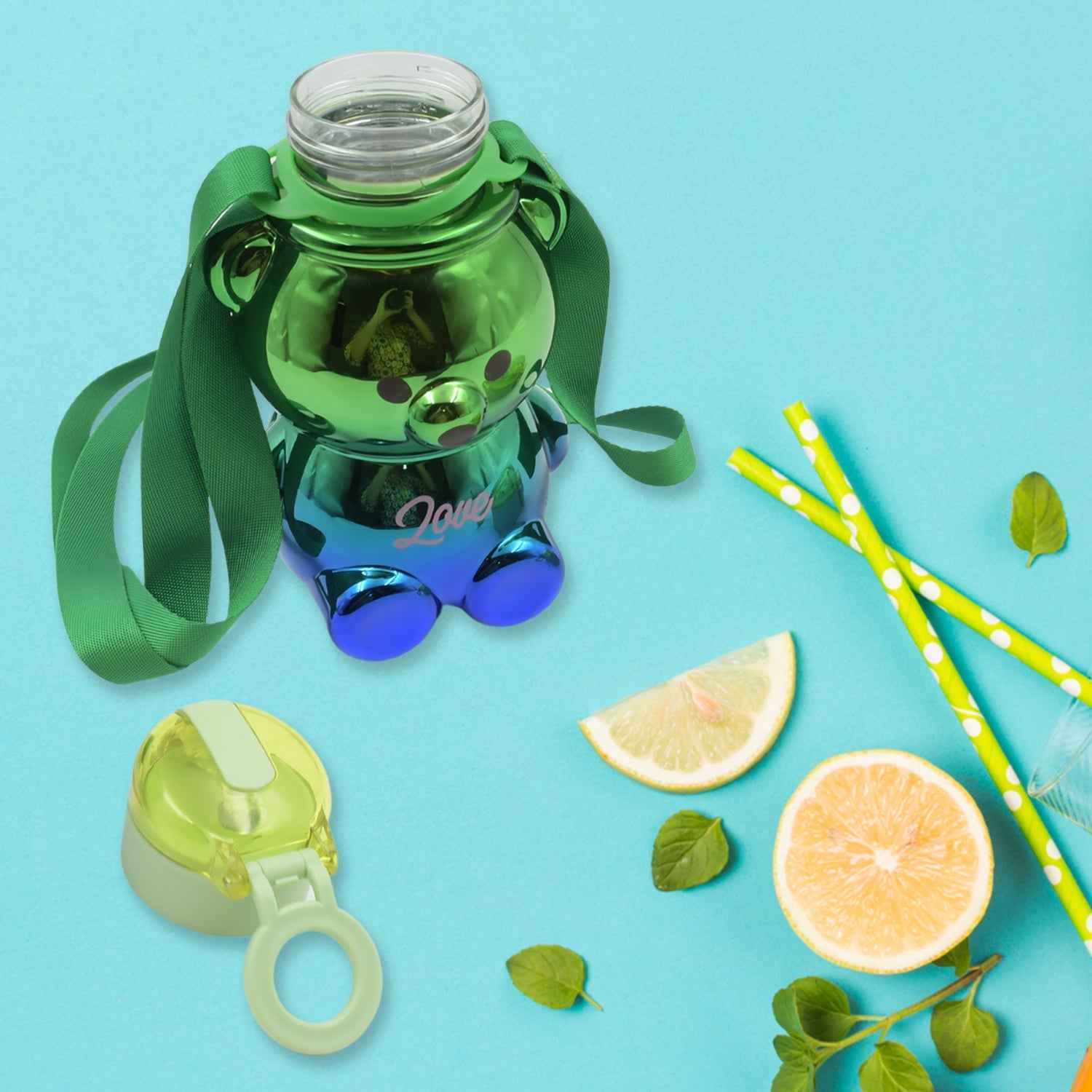 Kids Water Bottle – Strap, Stickers, 1L | Own Hydrate