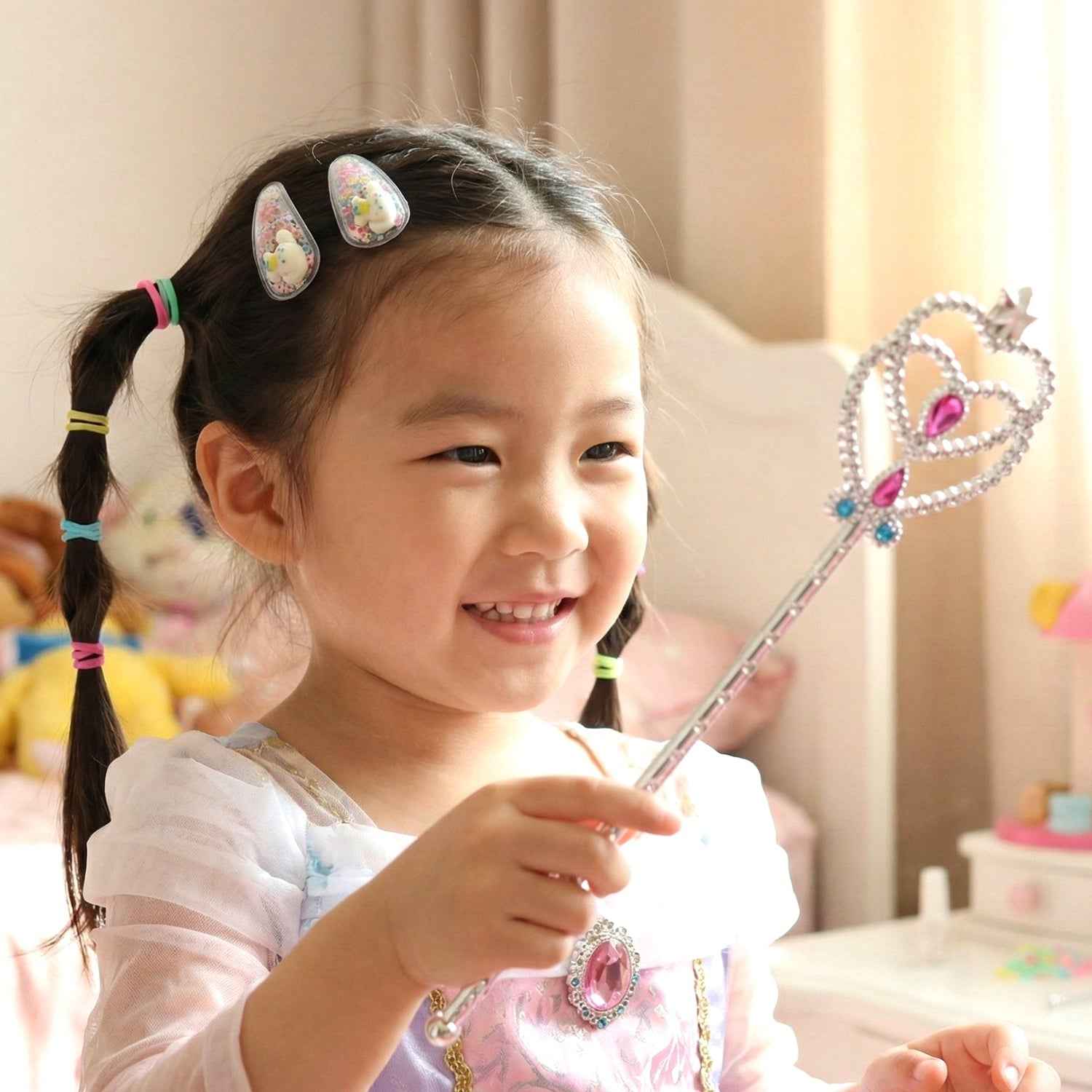 Girls Hair Accessories Kit – Colourful Styling & Play Set