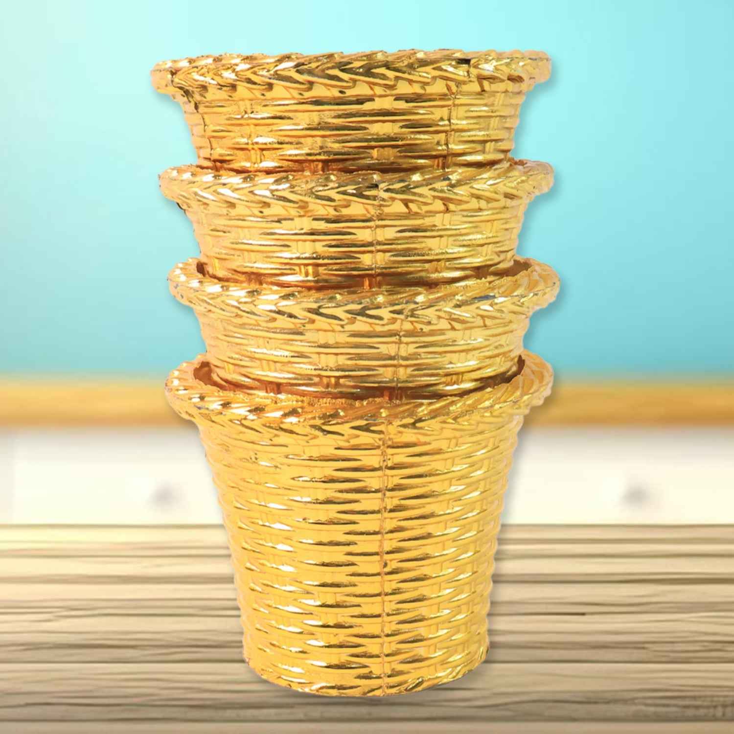 Premium Valencia style plastic planter pot showing durable construction