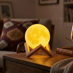 Rechargeable LED Moon Lamp Ð Soothing Ambient Light for Home