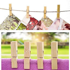 Wooden Clothespins – Heavy-Duty Laundry & Craft Clips | BathNova