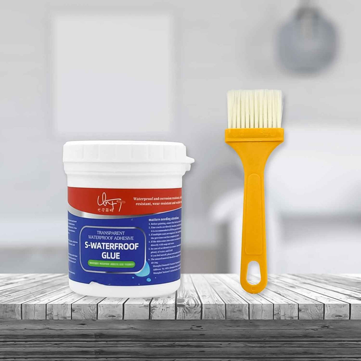 Waterproof Glue – Transparent 300g with Brush | Bathora