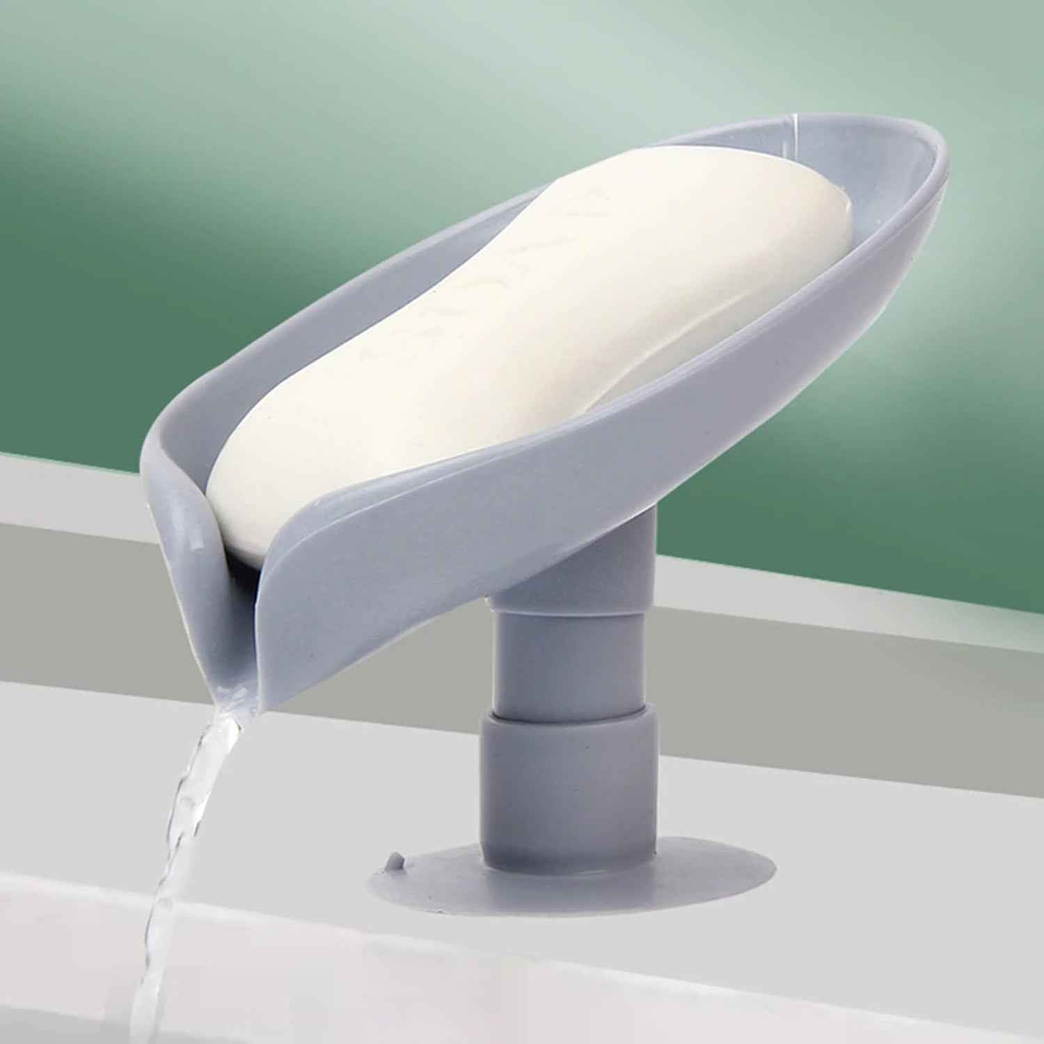 Self Draining Soap Holder – Leaf Design for Dry Soap | VelvetBubbles