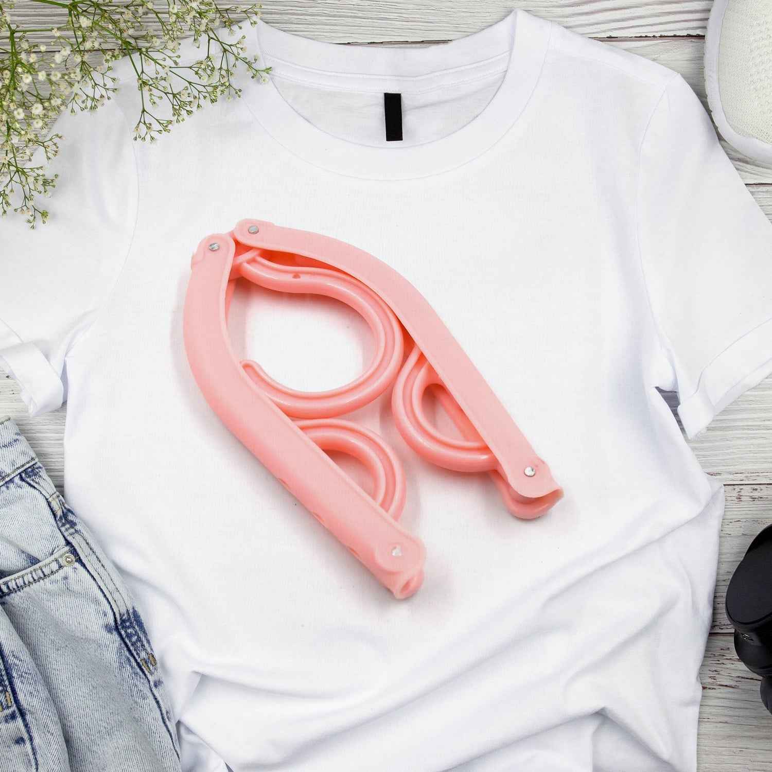 Travel Hangers – Folding Portable Clothes Drying Rack | BathNova