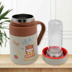 Insulated Steel Mug – 550ML with Handle & Small Cup | Own Hydrate
