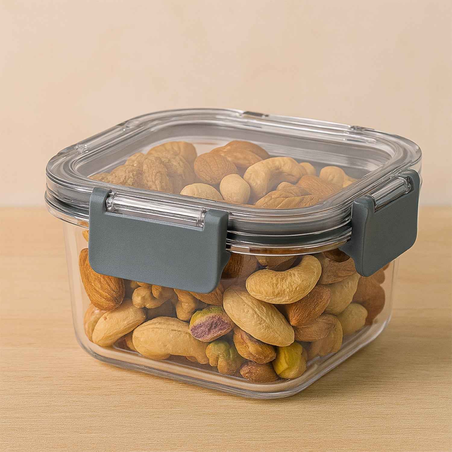 Airtight Food Storage Containers – 2Pc 540ML Press N’ Lock