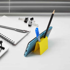Mobile Phone Stand with Pen Holder – Compact & Multifunctional